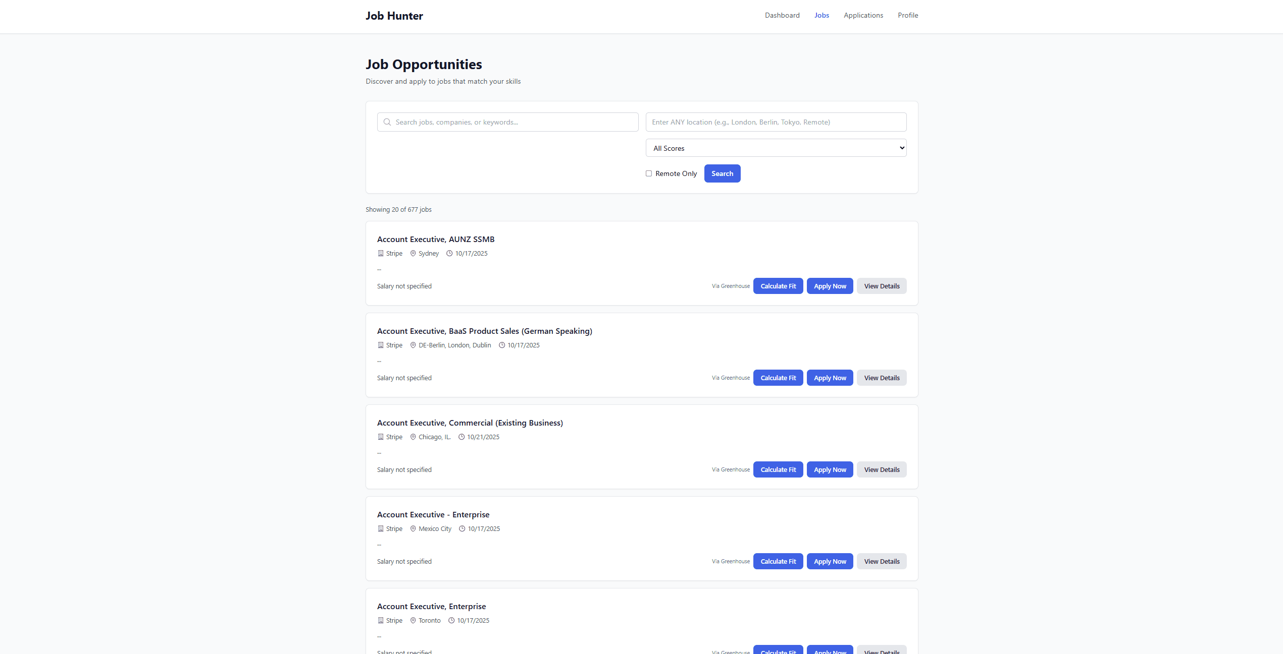 Job Hunter - AI-Driven Career Platform